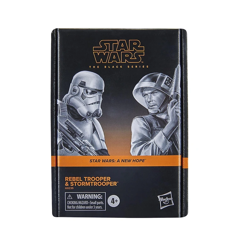 Hasbro Star Wars The Black Series Star Wars: A New Hope Rebel Trooper and Storm Trooper 6-in Action Figure Set
