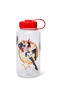 Fallout Nuka Cola Logo Plastic 34oz Water Bottle with Lid and Molded Ice Cubes
