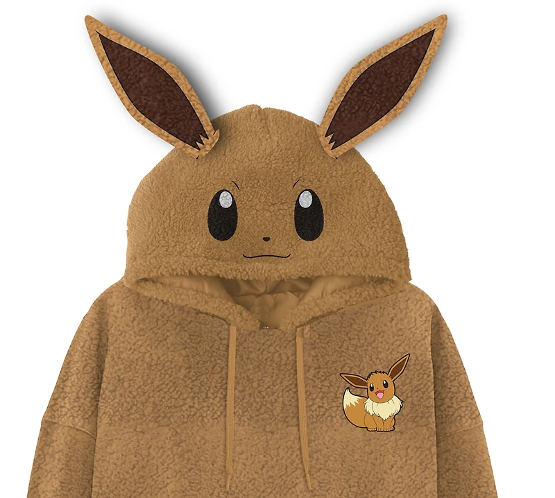 Pokemon Eevee Plush Cosplay Unisex Hoodie GameStop Exclusive