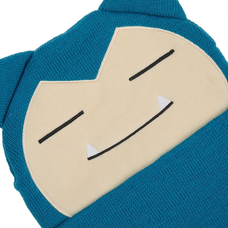 Pokemon Snorlax Big Face Cuff Beanie with Ears
