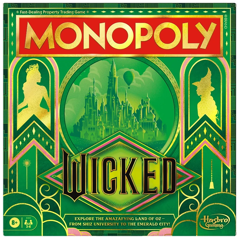 Monopoly Wicked Edition Movie Board Game