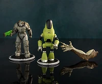 Fallout X01 and Protectron (Build-A-Figure -Deathclaw) 3-in Action Figure Set