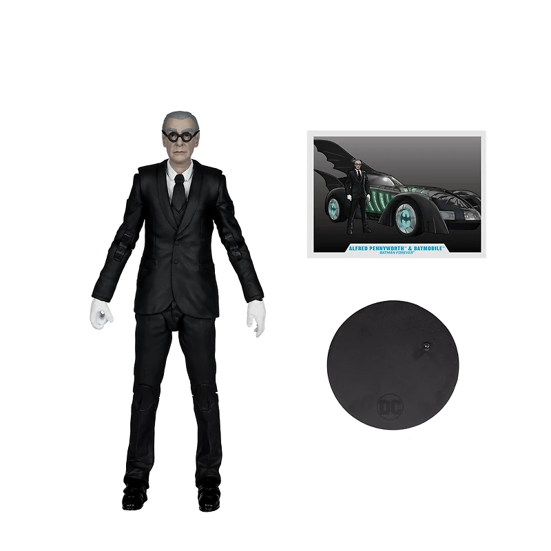 McFarlane Toys DC Multiverse Vehicles Batman Forever Batmobile and Alfred Figure Set