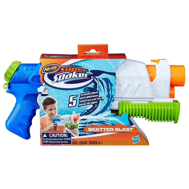 NERF Super Soaker Scatter Blast Water Blaster