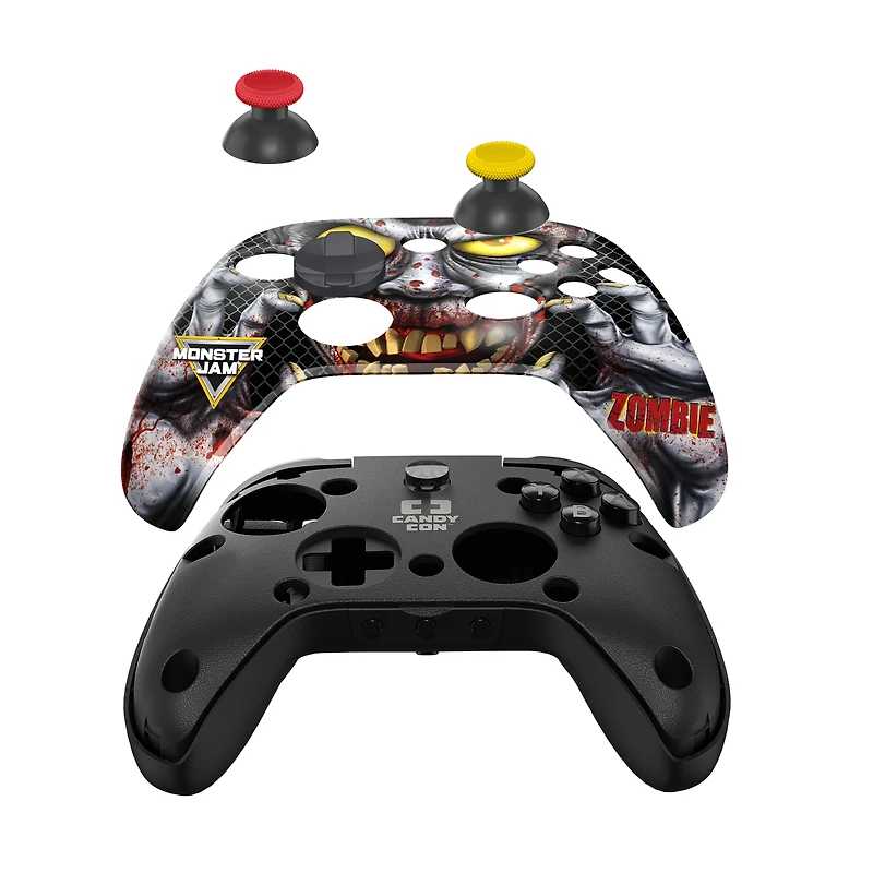 CANDY CON Monster Jam Controller Kit Framed Edition GameStop Exclusive Zombie