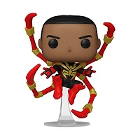 Funko POP! Marvel: Spider-Man Comics Miles Morales (Iron Spider) (or Chase) 4.6-in Vinyl Bobblehead Figure