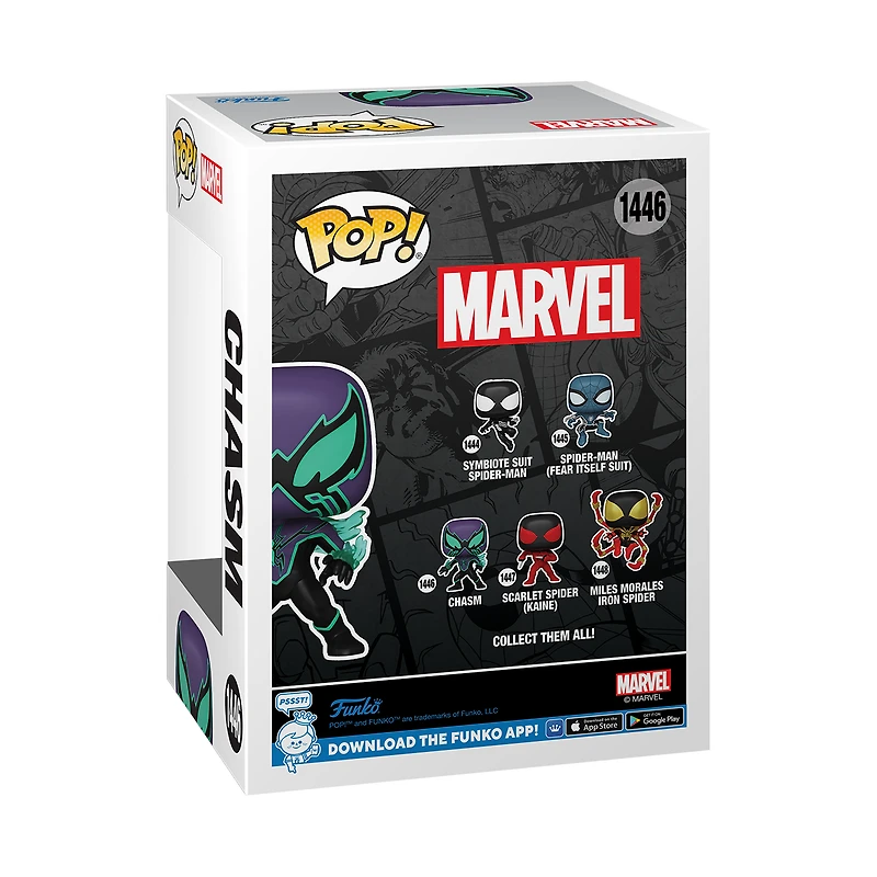 Funko POP! Marvel: Spider-Man Comics Chasm 3.6-in Vinyl Bobblehead Figure