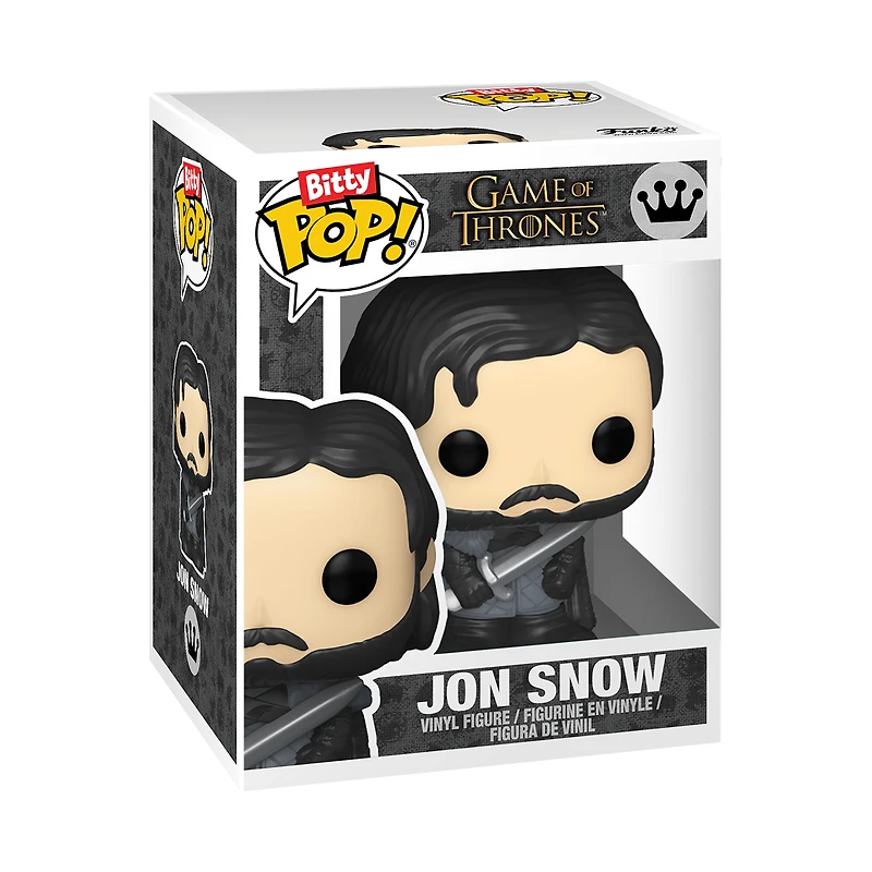 Funko Bitty POP! Game of Thrones Vinyl Figure Set 4-Pack (Jon Snow, Ghost, White Walker
