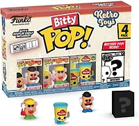 Funko Bitty POP! Retro Toys Figure Set 4-Pack (Mr. Potato Head, Mrs. Potato Head, Play-Doh