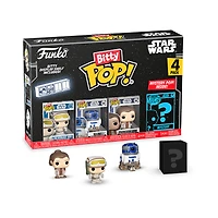 Funko Bitty POP! Star Wars Vinyl Figure Set 4-Pack (Luke Skywalker, R2-D2, Chewbacca