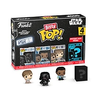 Funko Bitty POP! Star Wars Vinyl Figure Set 4-Pack (Darth Vader, Lando Calrissian, Luke Skywalker