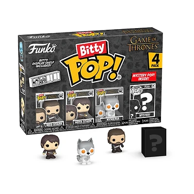 Funko Bitty POP! Game of Thrones Vinyl Figure Set 4-Pack (Ned Stark, Arya, Nymeria