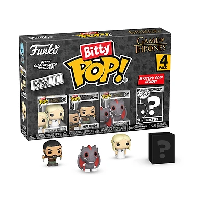 Funko Bitty POP! Game of Thrones Vinyl Figure Set 4-Pack (Targaryen, Khal Drogo, Drogon