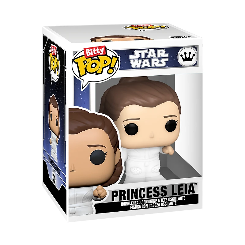 Funko Bitty POP! Star Wars Vinyl Figure Set 4-Pack (Princess Leia, Snowtrooper, Boba Fett