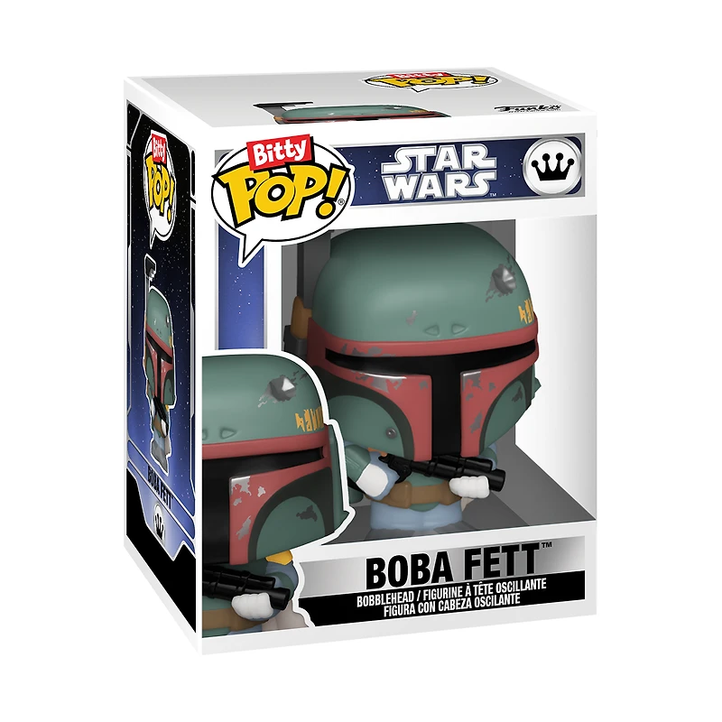 Funko Bitty POP! Star Wars Vinyl Figure Set 4-Pack (Princess Leia, Snowtrooper, Boba Fett