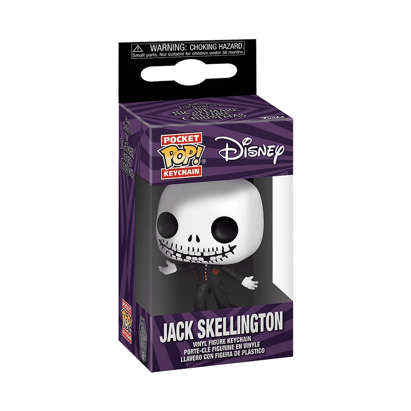 Funko POP! Keychain The Nightmare Before Christmas Jack Skellington 4-in Vinyl Figure