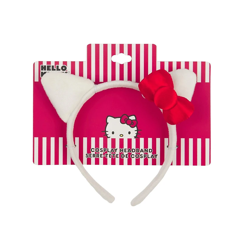 Hello Kitty Headband with Ears and Bow