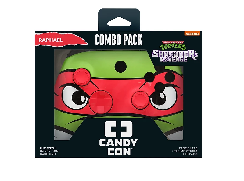 CANDY CON Teenage Mutant Ninja Turtles Raphael Combo Pack Controller Kit GameStop Exclusive