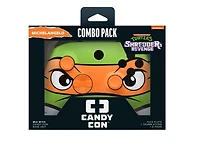CANDY CON Teenage Mutant Ninja Turtles Combo Pack Controller Kit GameStop Exclusive Michelangelo Combo Pack