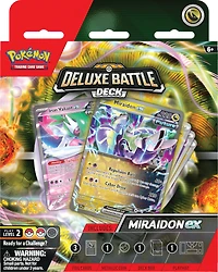 Pokemon Trading Card Game Miraidon ex or Koraidon ex Deluxe Battle Deck (Styles May Vary