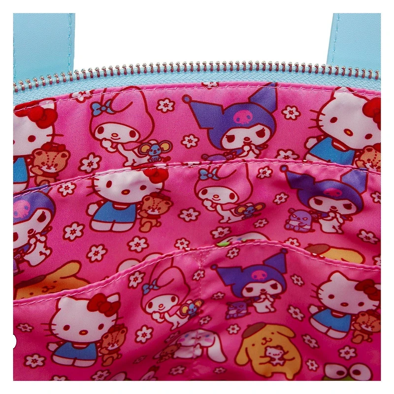 Loungefly Sanrio Cinnamoroll Cosplay Sherpa Tote Bag with Coin Bag