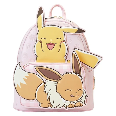 Loungefly Pokemon Pikachu and Eevee Mini Backpack