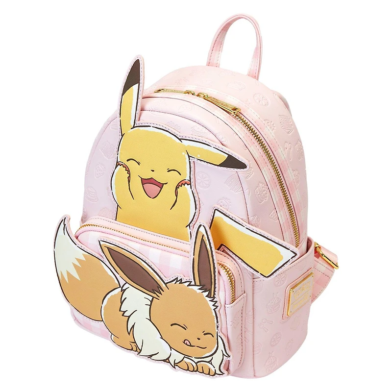 Loungefly Pokemon Pikachu and Eevee Mini Backpack
