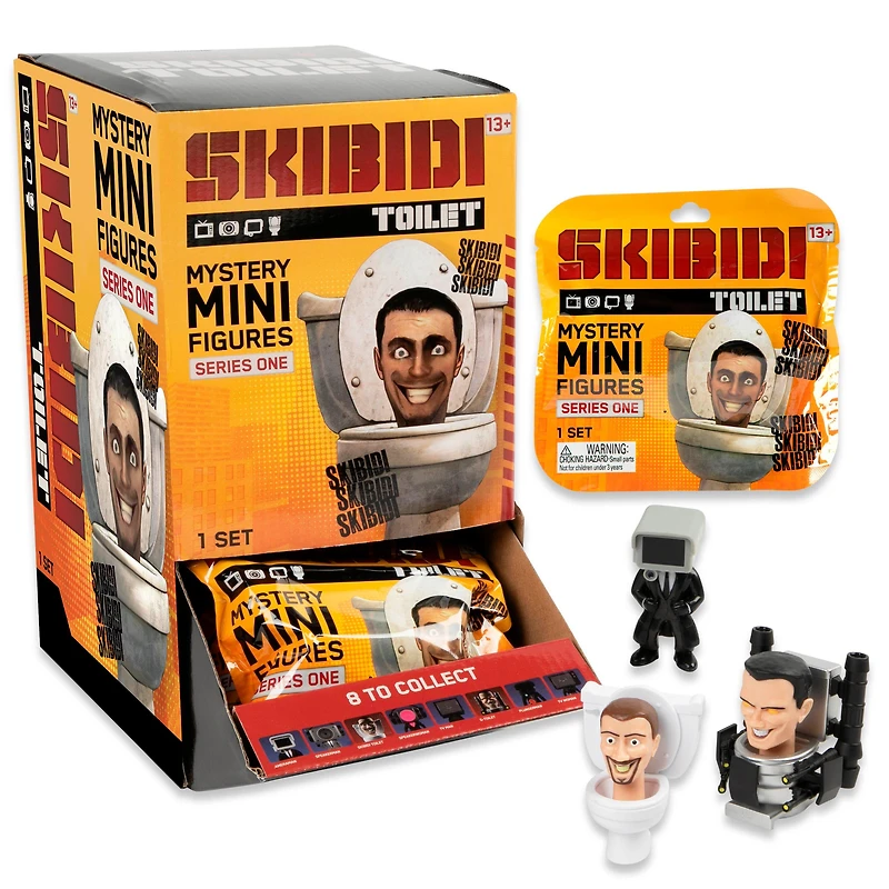 Skibidi Toilet Mini Mystery Figures (Style May Vary)