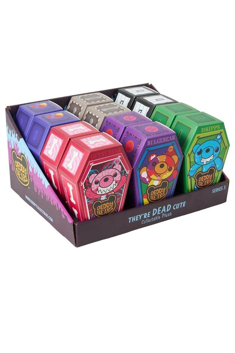 Deddy Bears Coffin 5-in Plush Set Series 3 (Styles May Vary)