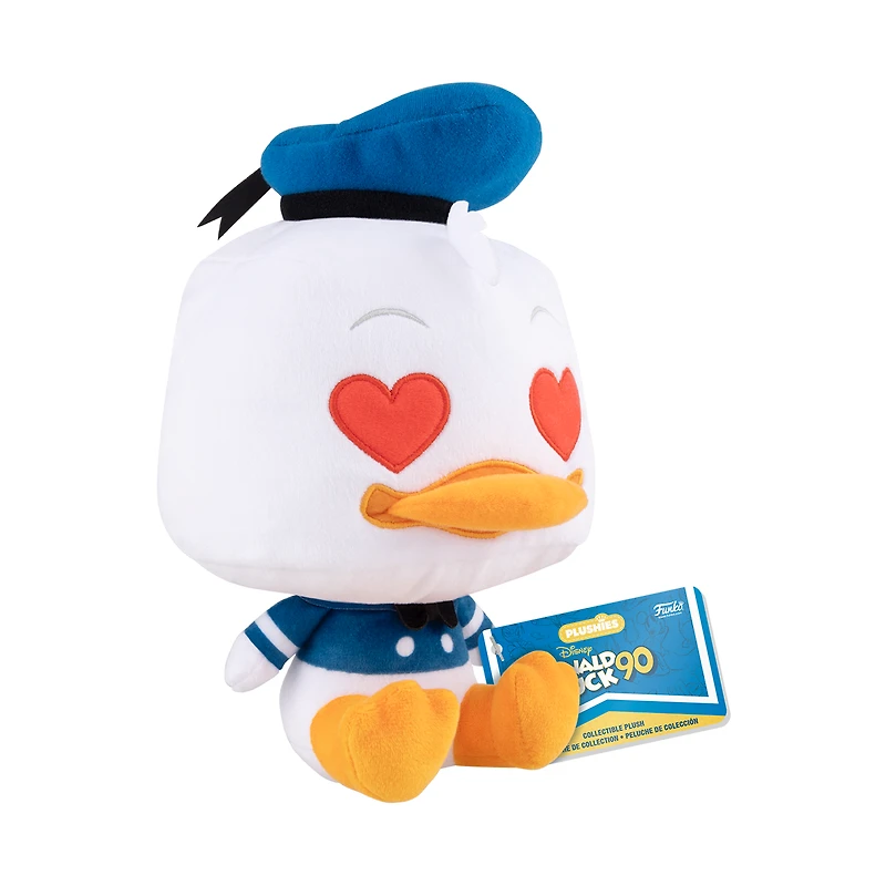Funko POP! Plush: Donald Duck 90th- Heart Eyes Donald 7-in Plush