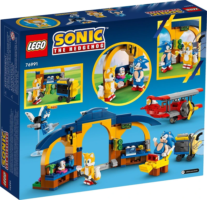 LEGO Sonic the Hedgehog Tails' Workshop and Tornado Plane 76991