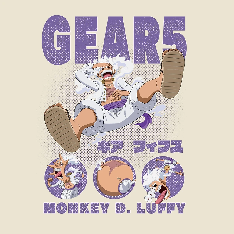 One Piece Gear 5 Monkey D Luffy Unisex Short Sleeve T-Shirt