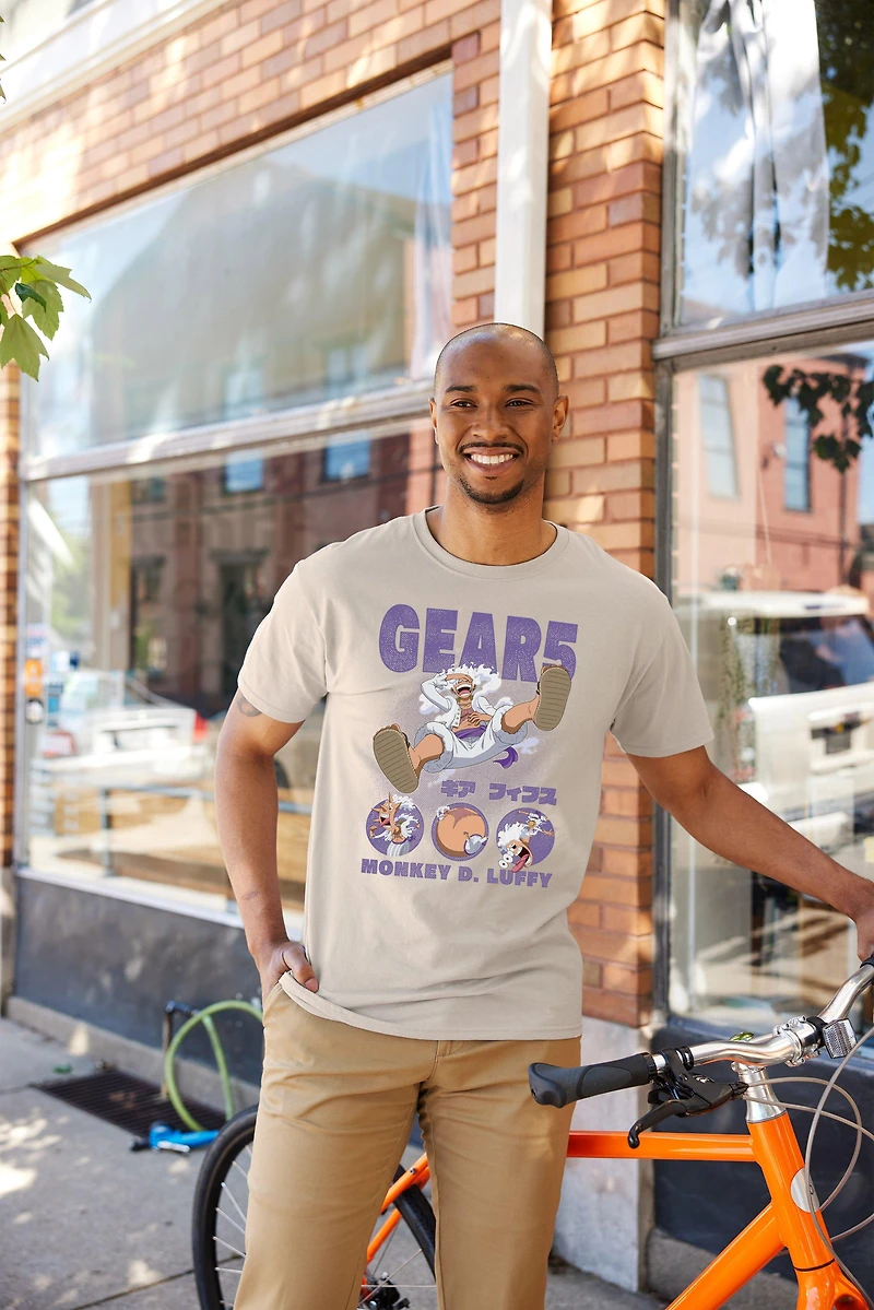 One Piece Gear 5 Monkey D Luffy Unisex Short Sleeve T-Shirt