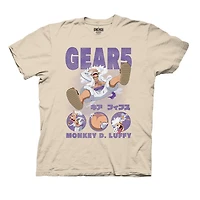 One Piece Gear 5 Monkey D Luffy Unisex Short Sleeve T-Shirt