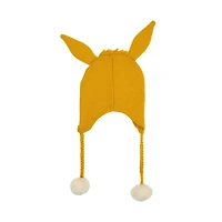 Eevee Big Face Laplander with Faux Fur Poms