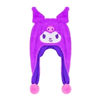 Sanrio Kuromi Pastel Fuzzy Pom Pom Beanie Laplander