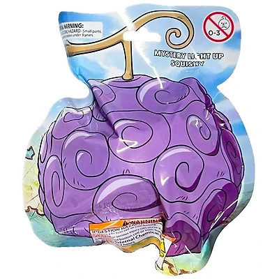 One Piece Mystery Light Up Squishy Stress Ball (Styles May Vary