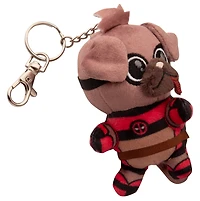 Marvel Deadpool and Wolverine Keychain with Push Charm GameStop Exclusive