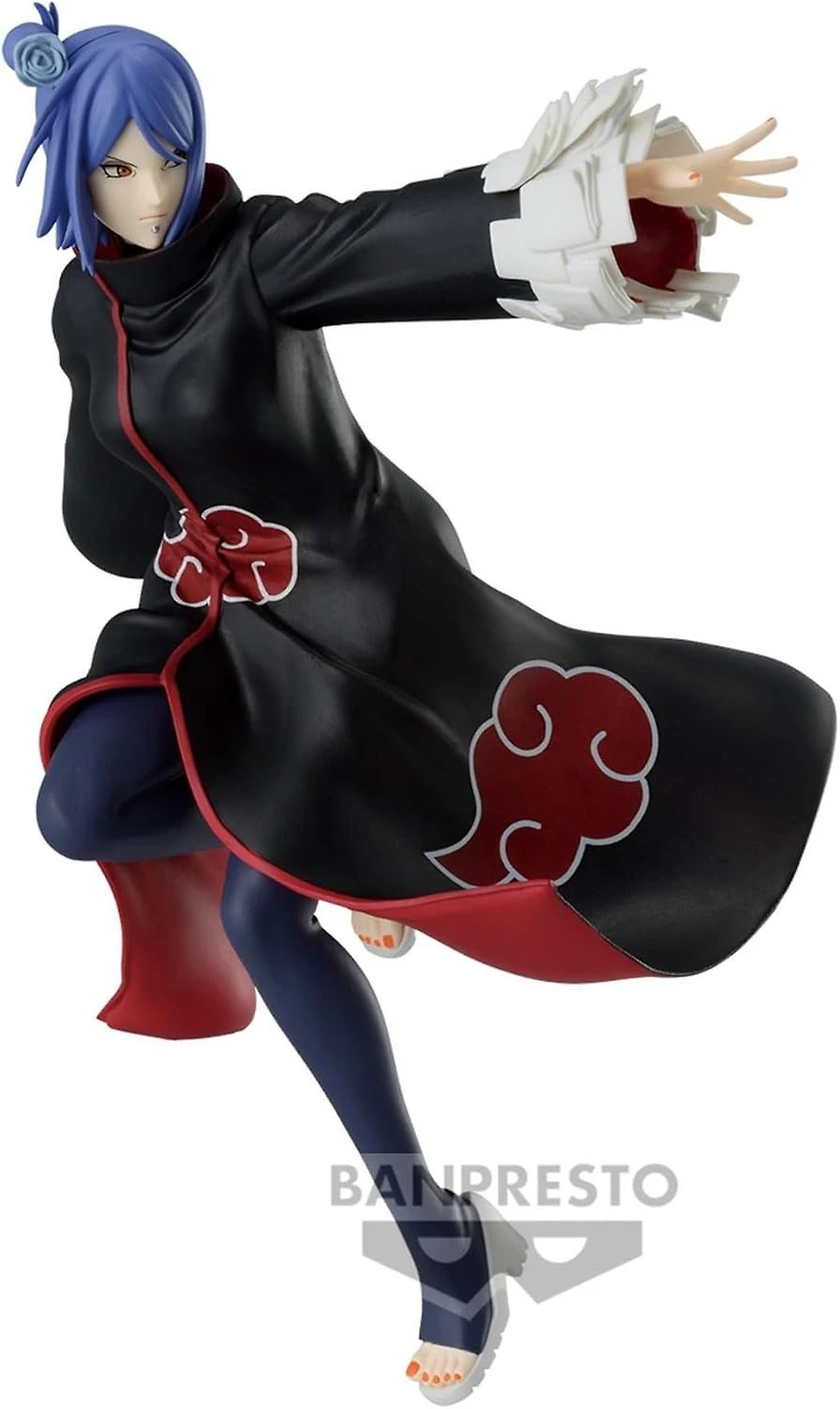Banpresto Naruto Shippuden Konan Vibration Stars 5.9-in Action Figure