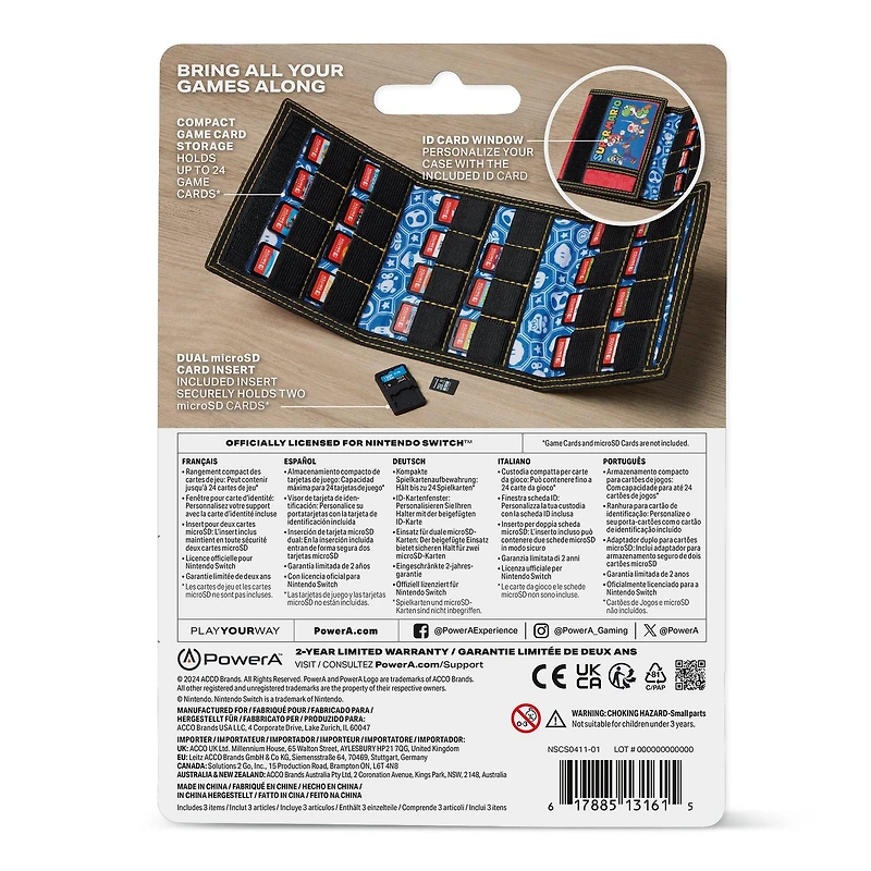 PowerA TriFold Game Card Holder for Nintendo Switch