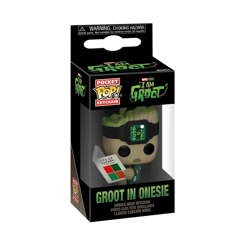 Funko Pocket POP! Keychain: Groot in Onesie 4-in Vinyl Keychain