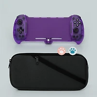 GameStop Controller Grip for Nintendo Switch and OLED with Carry Pouch