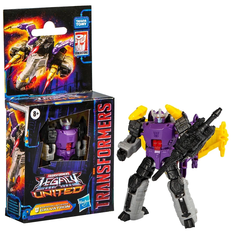 Hasbro Transformers Legacy United Core Class Energon Universe Galvatron 3.5-in Action Figure