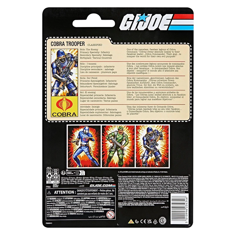 Hasbro G.I. Joe Classified Series Cobra Trooper 6-in Action Figure