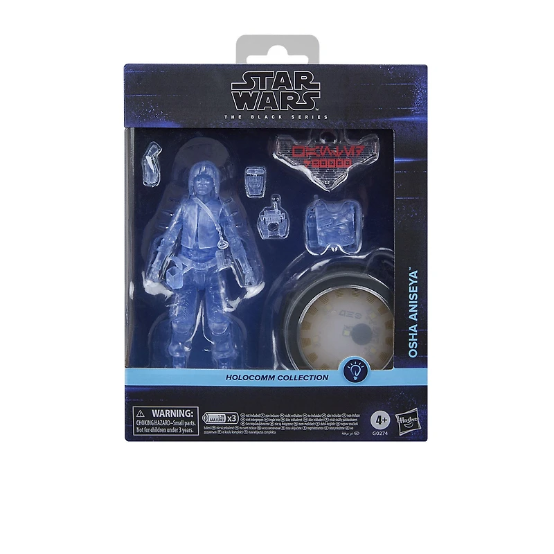 Hasbro Star Wars The Black Series Holocomm Collection Osha Aniseya 6-in Action Figure