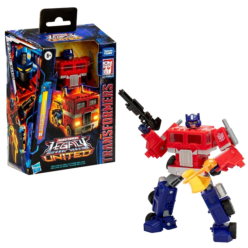 Hasbro Transformers Legacy United Deluxe Class G1 Universe Optimus Prime 5.5-in Action Figure
