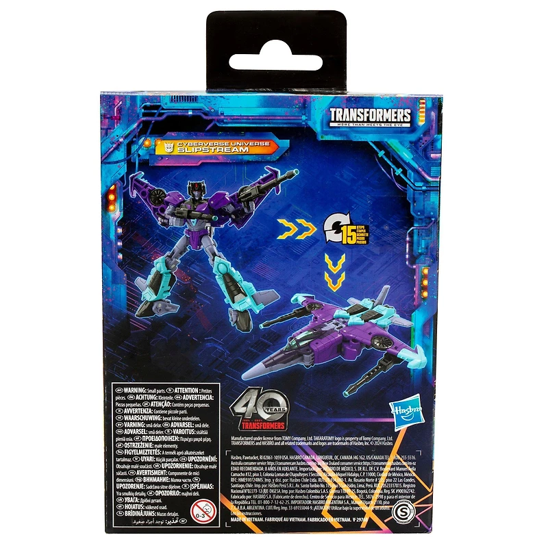 Hasbro Transformers Legacy United Deluxe Class Cyberverse Universe Slipstream 5.5-in Action Figure