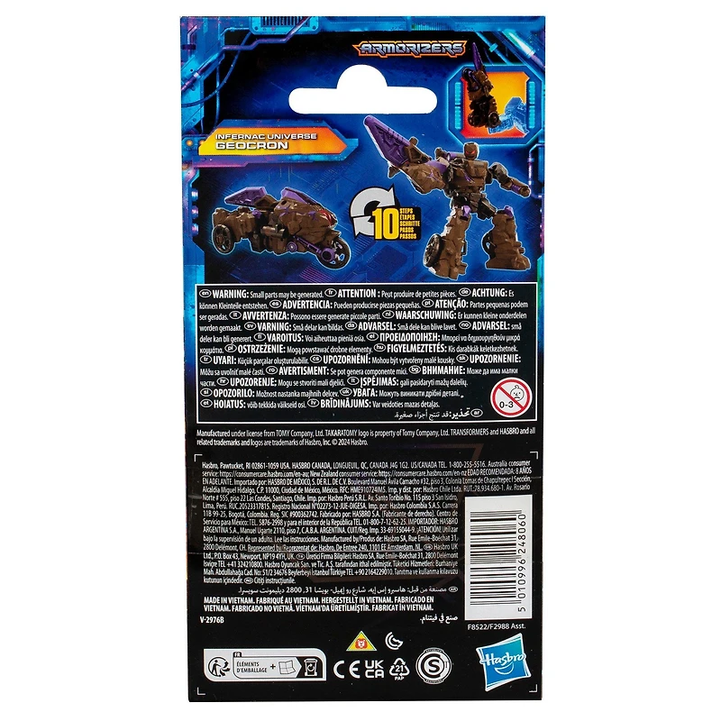 Hasbro Transformers Legacy United Core Class Infernac Universe Geocron 3.5-in Action Figure