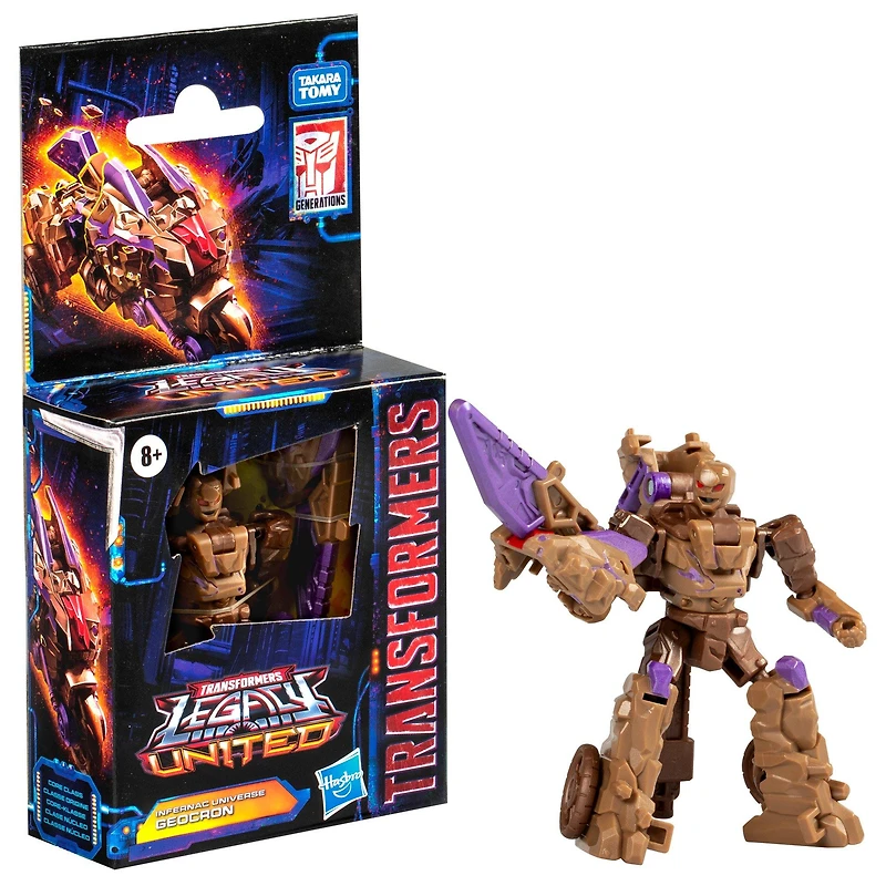 Hasbro Transformers Legacy United Core Class Infernac Universe Geocron 3.5-in Action Figure