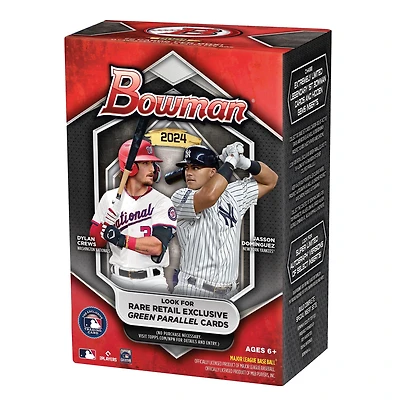 Topps 2024 Bowman MLB Baseball Trading Cards Value Box (6 Packs
